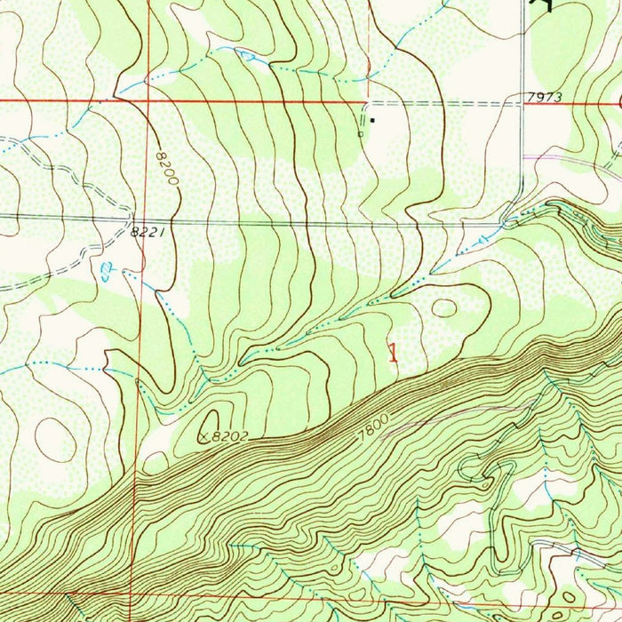 Old Map of Ridgway, Colorado by USGS, 1967 – Uncompahgre River & San Juan Mountains