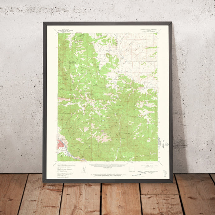 Old Map of Salida, Colorado by USGS, 1956 – Arkansas River, Mount Shavano & Collegiate Peaks