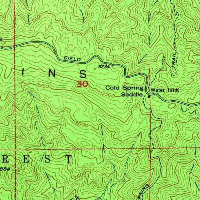 Old Map of Santa Barbara, California by USGS, 1952 – Montecito & Santa Barbara Channel