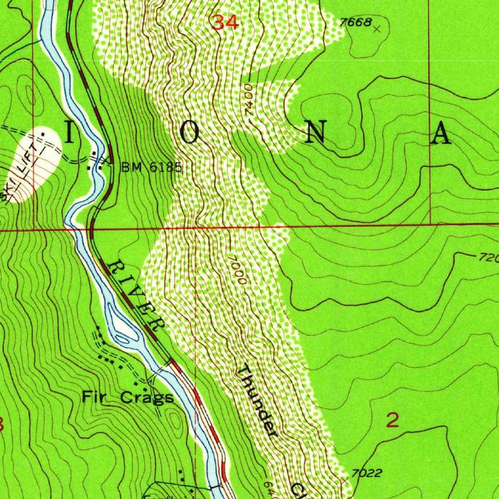 Old Map of Tahoe City, California by USGS, 1955 – Lake Tahoe & Truckee River