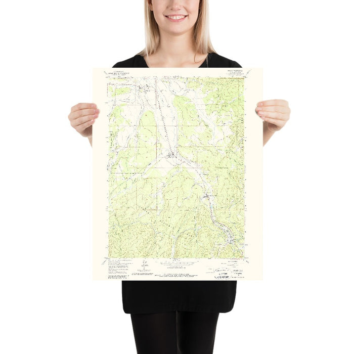 Old Map of Winter Park, Colorado by USGS, 1957 – Fraser, Berthoud Falls & Fraser River