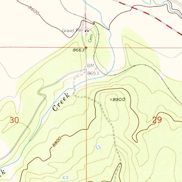 Old Map of Winter Park, Colorado by USGS, 1957 – Fraser, Berthoud Falls & Fraser River