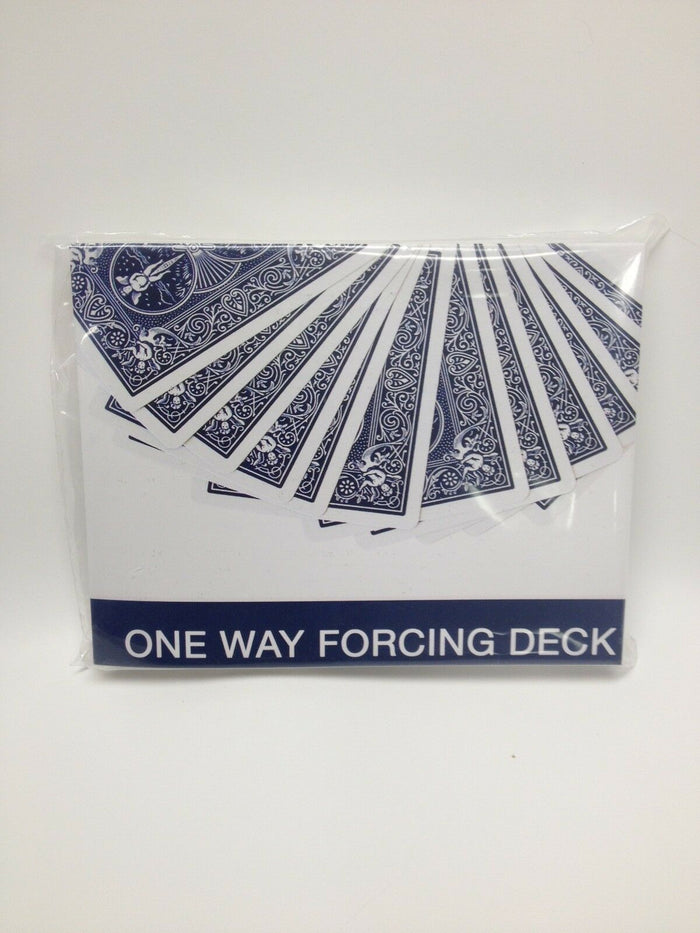 One Way Forcing Deck - Bicycle Poker Size Red or Blue Playing Cards