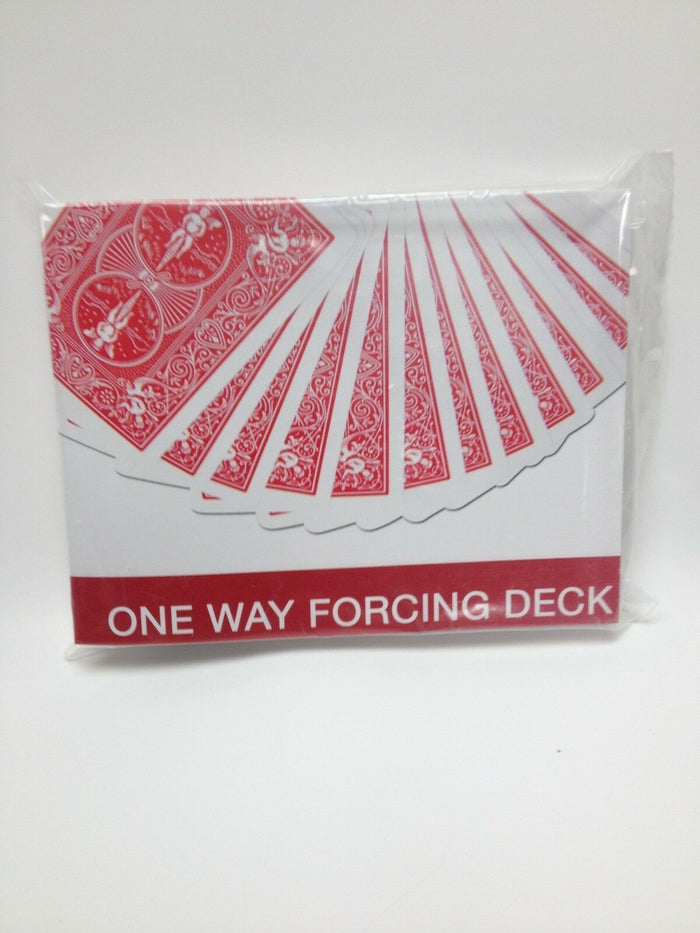 One Way Forcing Deck - Bicycle Poker Size Red or Blue Playing Cards