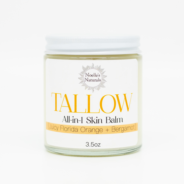 Organic Tallow Balm [Juicy Florida Orange + Bergamot] 3.5oz