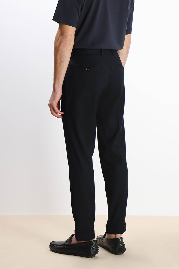 PANTALONE DA ABITO COMFORT FIT BLEU