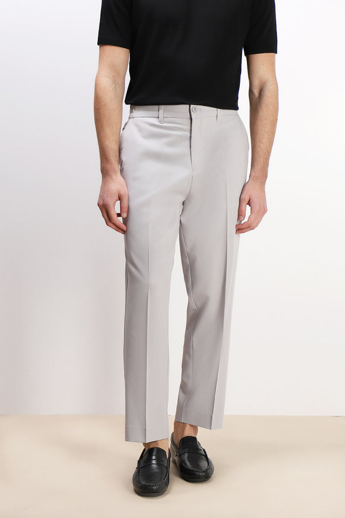 PANTALONE JOGGER MORBIDO GRIGIO GHIACCIO