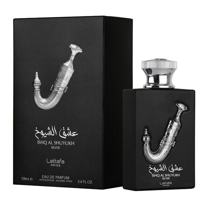 Perfume Lattafa Ishq Al Shuyukh Silver Eau de Parfum 100ml Hombre - Perfumes Bogotá