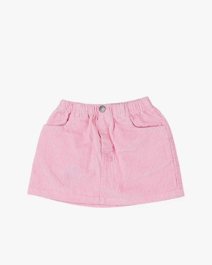 Petite Hailey Stormi Skirt in Dark Pink
