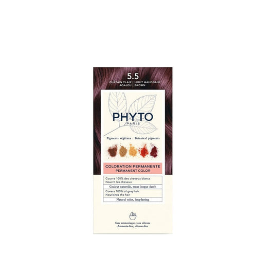 PHYTO COLORING 5.5 LIGHT BROWN MAHOGANY