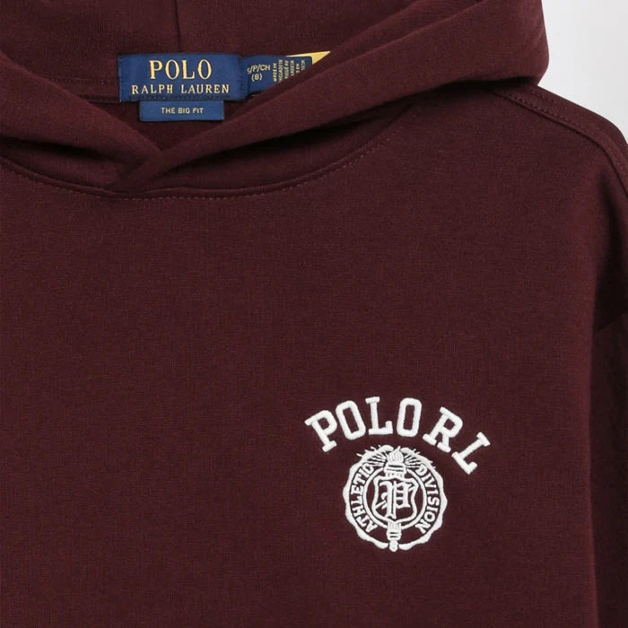 Polo Ralph Lauren - Dark Burgundy The Big-Fit Hoodie