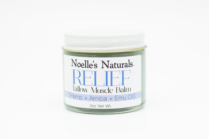 Relief Tallow Organic Tallow Balm [Hemp + Arnica + Emu Oil]