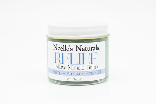 Relief Tallow Organic Tallow Balm [Hemp + Arnica + Emu Oil]