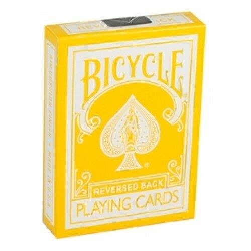 Reversed Back Bicycle Card Decks: Green / Blue / Black / Red / Yellow / Orange / Pink and Purple!