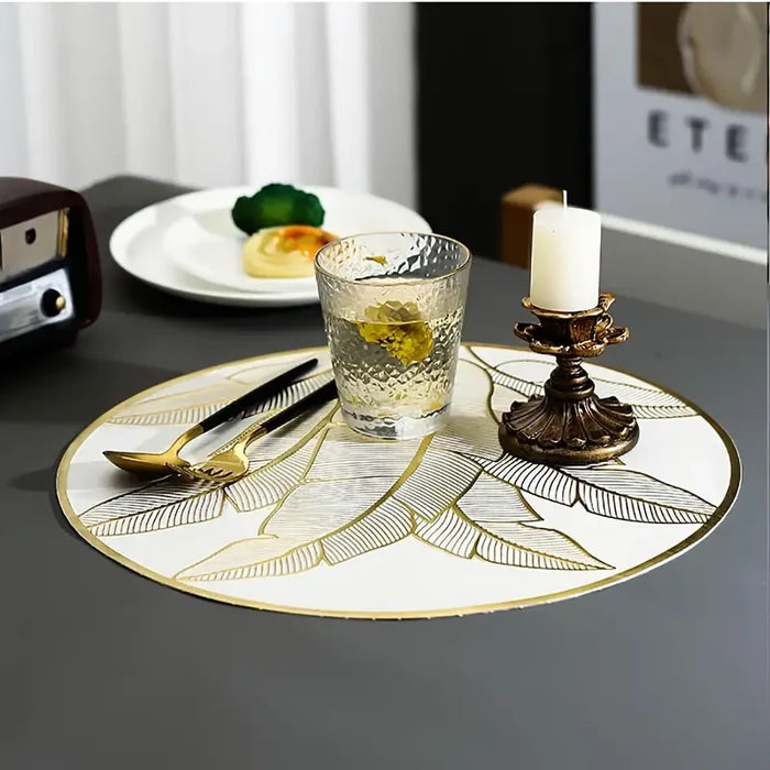 Round Banana Leaf Table Place Mats