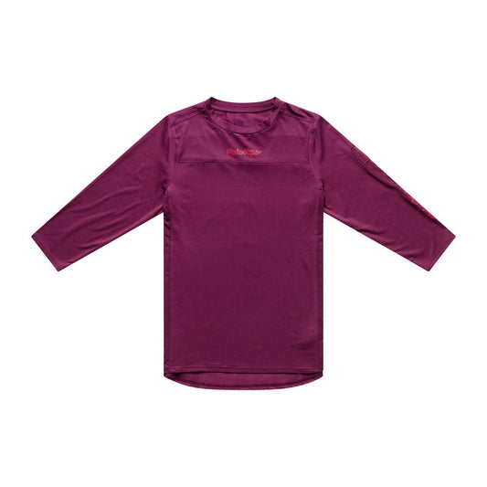 Ruckus Ride 3/4 Tee Mono Sangria