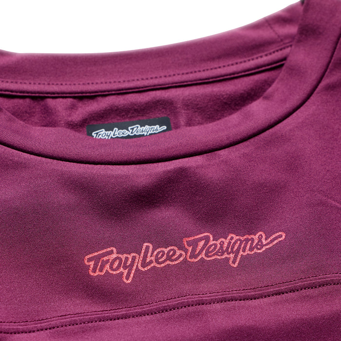 Ruckus Ride 3/4 Tee Mono Sangria