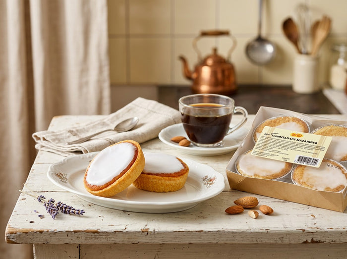 Sanjo Gammeldags Mazariner 4 × 220g (4 × 7.76 oz) – Authentic Swedish Traditional Almond Pastries