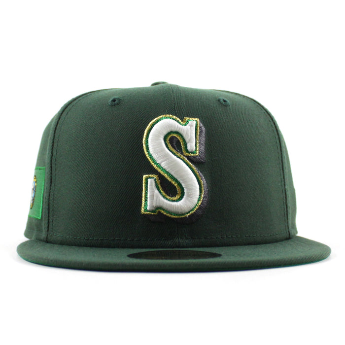 Seattle Mariners x WASHINGTON State New Era 59Fifty Fitted Hat (Cilantro Green Green Under Brim)