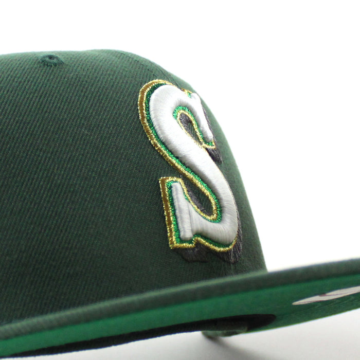 Seattle Mariners x WASHINGTON State New Era 59Fifty Fitted Hat (Cilantro Green Green Under Brim)