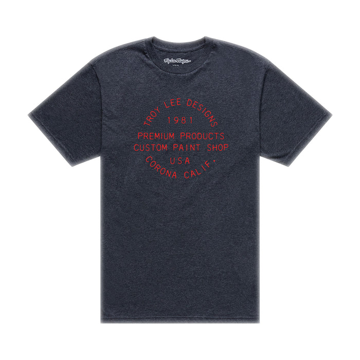 Short Sleeve Tee Imprint Black Heather