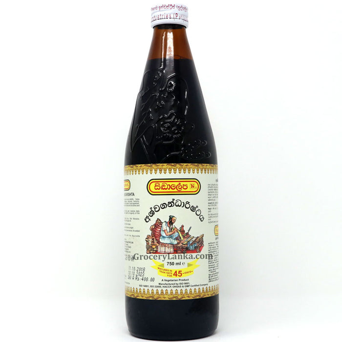 Siddhalepa Ashwagandarishta 750ml (25.4 fl oz)