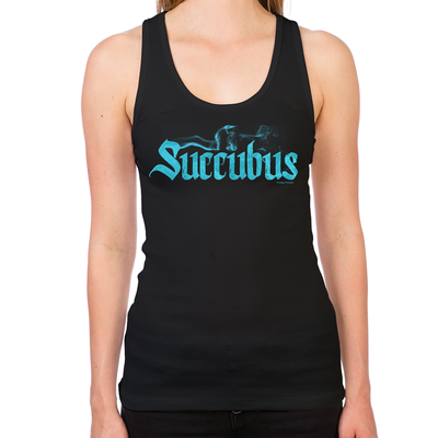 Smoking Succubus Women's Racerback Tank