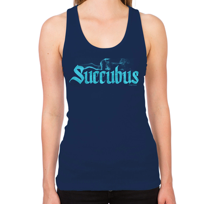 Smoking Succubus Women's Racerback Tank