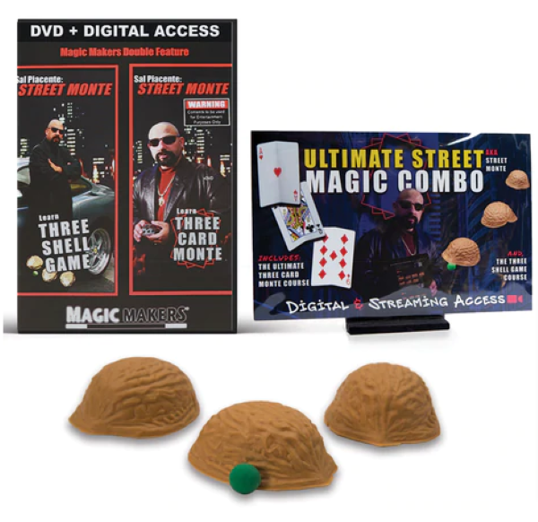 Street Monte, The Ultimate Kit - Includes DVD, Three Shell Game with Digital and Streaming Access to Instructional Teaching!