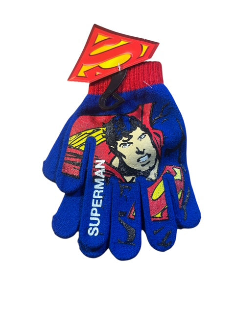 Superman Gloves  for Children - Dress Up - Halloween - Cosplay and Normal Use