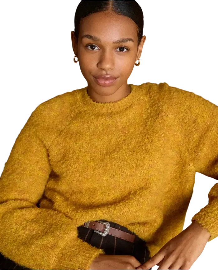 SURKANA trui Izel mustard