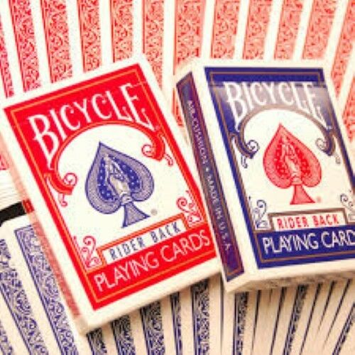 Svengali Magic Bicycle Card Deck - Poker Size Red or Blue Bicycle Playing Cards