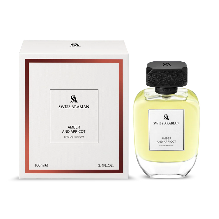 Swiss Arabian Amber And Apricot Eau De Parfum For Women - 100 ML - bottle front view