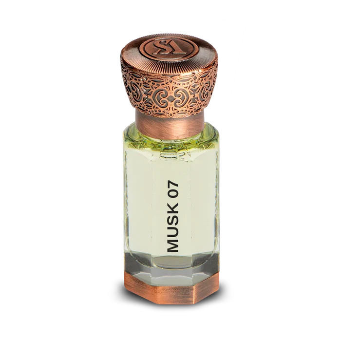 Swiss Arabian Musk 07 Concentrated Perfume Oil For Women - 12 ML - bottle front view