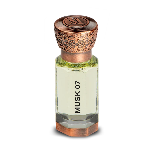 Swiss Arabian Musk 07 Concentrated Perfume Oil For Women - 12 ML - bottle front view