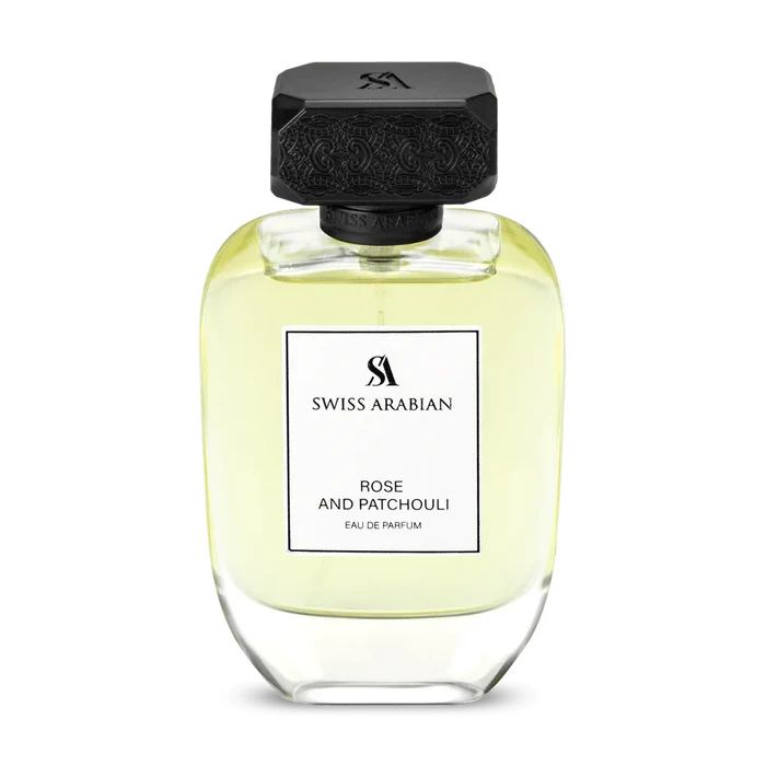 Swiss Arabian Rose And Patchouli Eau De Parfum For Women - 100 ML - bottle front view