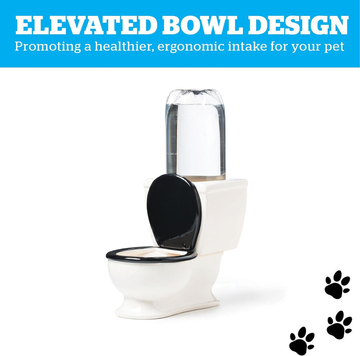 Toilet Water Dish - For Dogs, Cats and More! - The Pet Toilet Water Dish