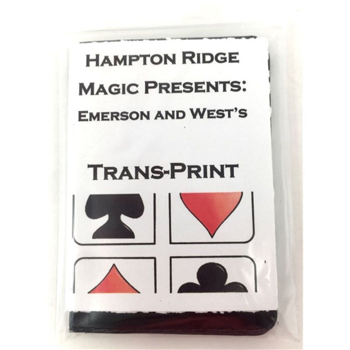 Trans-Print - A Cute Little Pocket Card Packet Effect That's Easy To Do by Emerson West With a Surprising Climax!