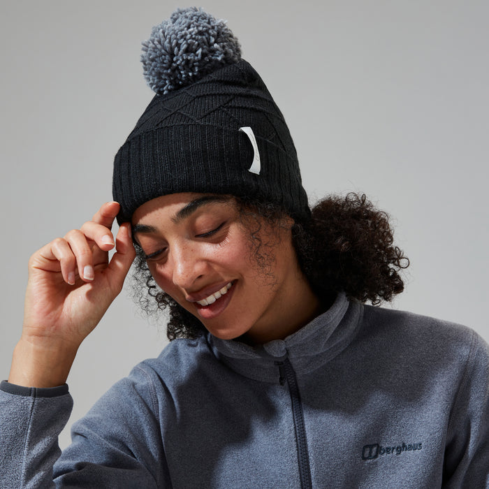 Unisex Berghaus Beanie - Dark Grey/Black