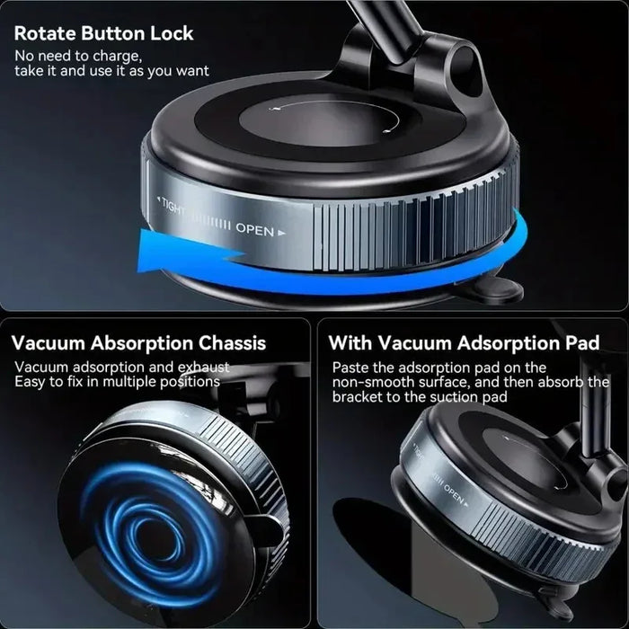 Vacuum Magnetic Phone Holder