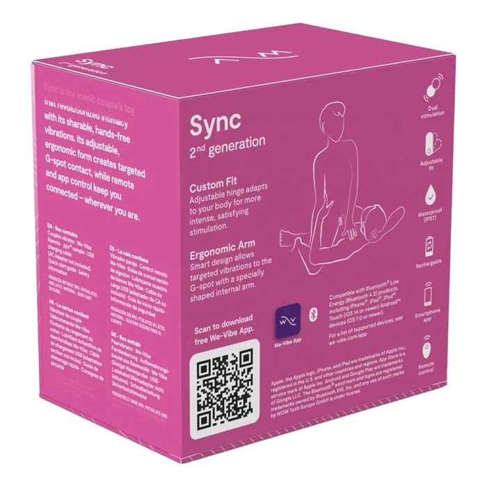 We-Vibe Sync 2 Rosa