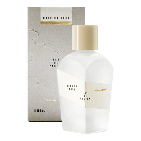 WienerBlut Nord du Nord Eau de Parfum i 100 ml med grå teksturert boks og gullstriper