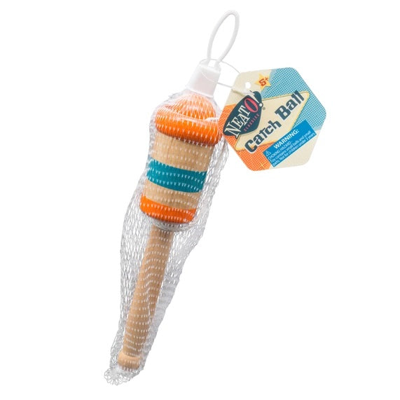 Wooden Catch Ball, Retro Toys - No Batteries Required - Two Colors Available - Unisex Children Novelty Game