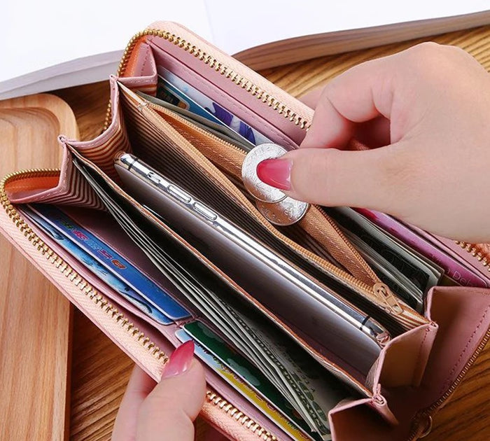 WW160 - Long Coin Holder Women Wallet