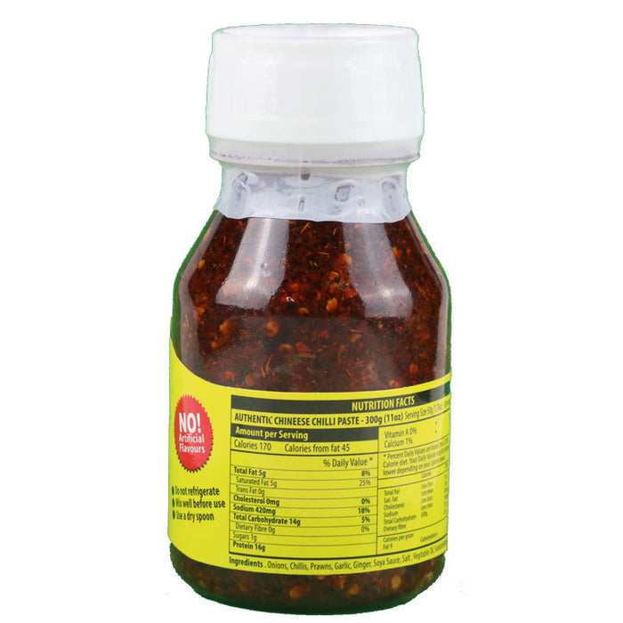 Zensai Chilli Paste Nutrition