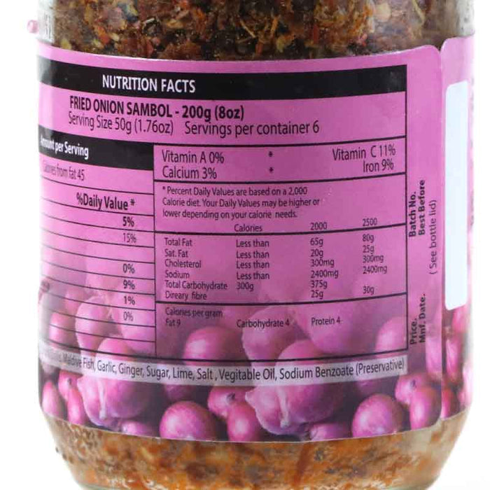 Zensai Fried Onion Sambol 200g