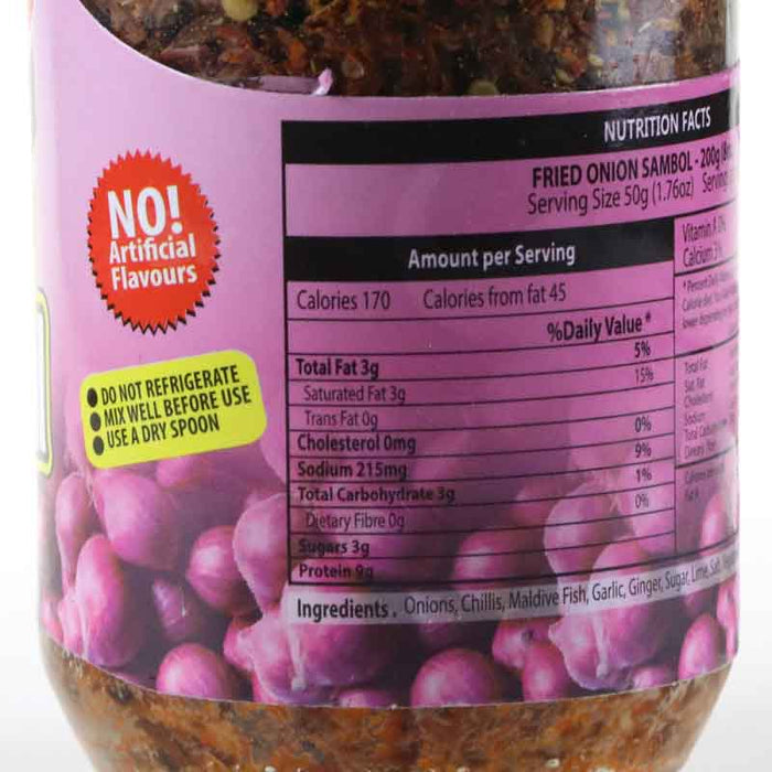 Zensai Fried Onion Sambol 200g